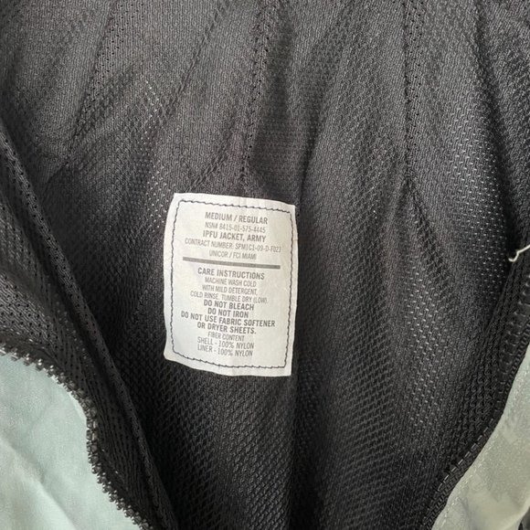 Camo Army Windbreaker Jacket IPFU Reflective Size Medium - Picture 3 of 4